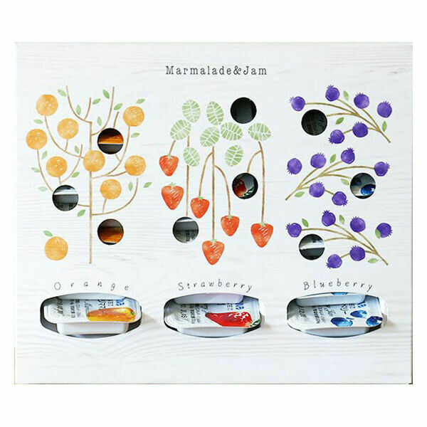 Aohata &quot;Aohata 55&quot; Fruit Jam, Strawberry, Blueberry &amp; Orange, 13g x 24 packs