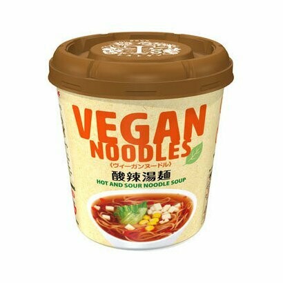 New Touch, Vegan Noodle, Hot and Sour Ramen, Japanese Ramen, Halal