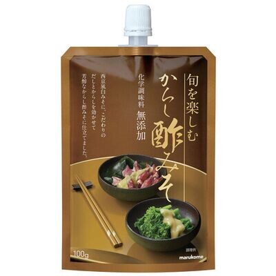 Marukome, Flavor Miso Series, Shun wo Tanosimu, &quot;Karashi Su Miso&quot; 100g