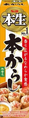 S&amp;B, Honnama, Honkarashi, Japanese Mustard Paste in Tube , 43g