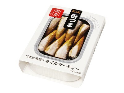 Kokubu, Kantsuma, Cooked Sardine in Olive Oil, 105g