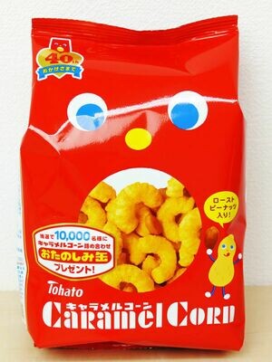 Tohato, Caramel Corn, Milk Caramel Flavor, Fragile Corn Snack, 70g