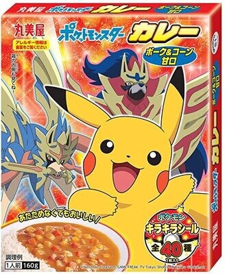 Marumiya, Pokemon Curry, Pork &amp; Corn, w/ a Sticker, 160g