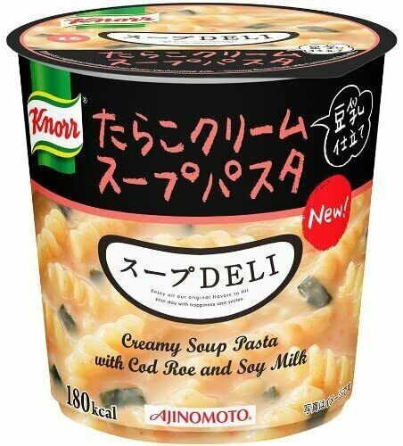 Ajinomoto, Knorr, Soup Deli Series, Instant Soup with Pasta, &quot;Tarako Cream&quot; 45g