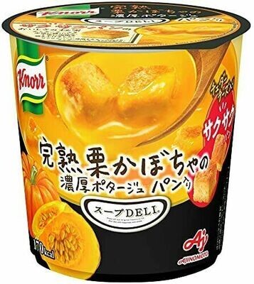 Ajinomoto, Knorr, Soup Deli Series, Instant Soup with Pasta, &quot;Pumpkin Potage&quot; 38g