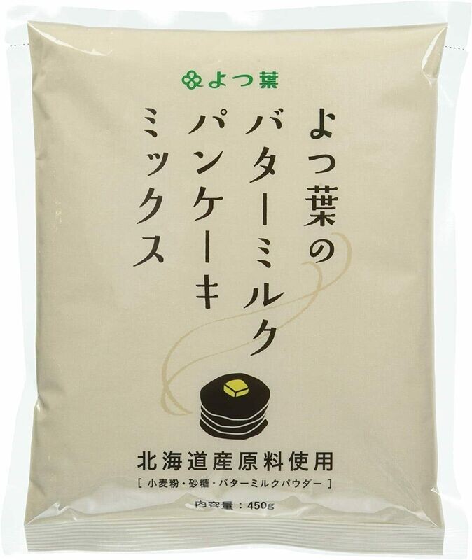 Yotsuba, Butter Milk Pancake Mix, Hokkaido, Ebetsu Seifun, 450g