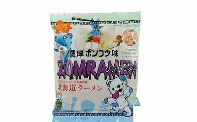 Zomramen, Blue Ramen with Tonkotsu Soup, Instant Noodle, Creepy &amp; Delicious