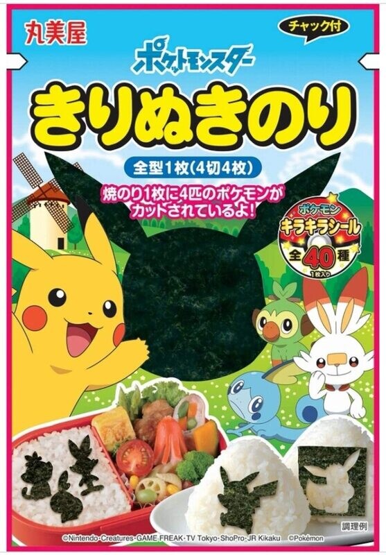 Marumiya &quot;Pokemon Sea weed, Nori&quot;, with pokemon sticker, 30g