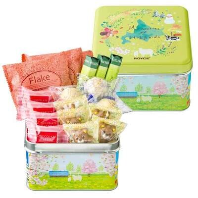 Royce, &quot;Variety Can&quot;, Chocolate Assortment in a can, 18 pcs in a box, for Gift