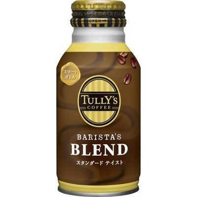 Tullys&#39; Barista&#39;s Blend, Standard Taste, Canned Coffee, 220ml in Alu Can x 24 cans