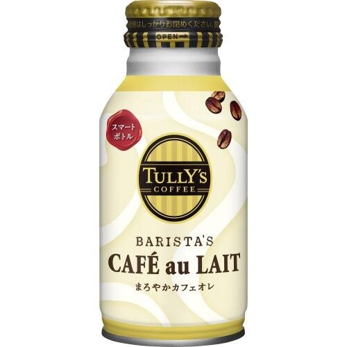 Tullys&#39; Barista&#39;s Cafe au Lait, Canned Coffee, 220ml in Alu Can x 24 cans