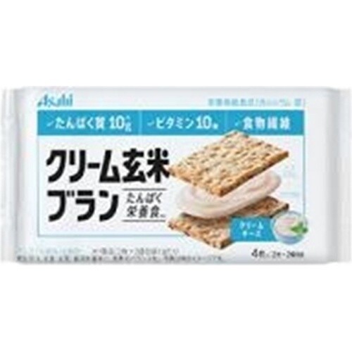 Asahi, Cream Bran, Wheat Bran &amp; Brawn Rice Sandwiches with Cream, Cream Cheese, 2 cps x 2 in it