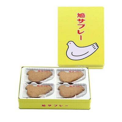 Hato Sable, Pigeon Shaped Cookie, 16 pcs in 1 box, For Gift, Kamakura,