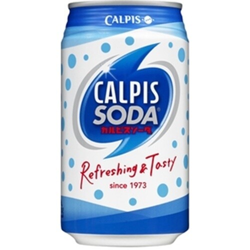 Asahi, Calpis Soda, 350ml in a Alu can x  24