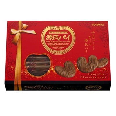 Sanritsu "Genji Pie with Choco",14pcs in a Gift Box