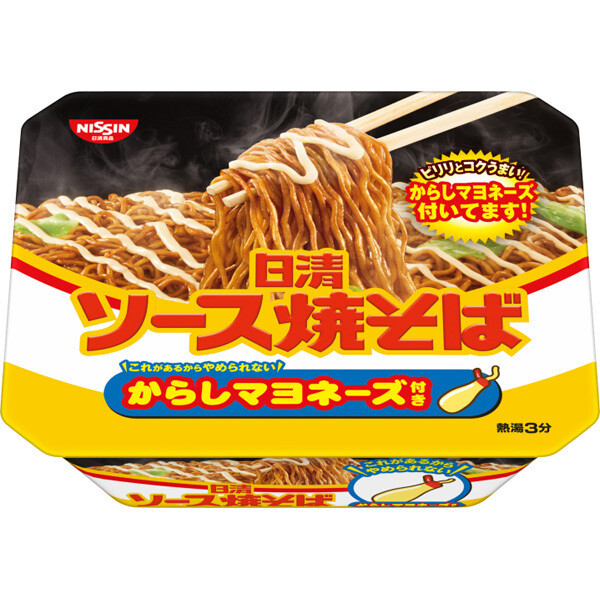 Nissin, Sauce Yakisoba with Mustard &amp; Mayo, 108g