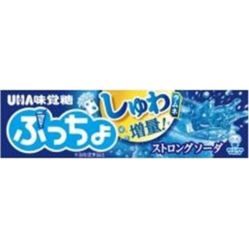 UHA, Puccho, Strong Soda, Soft Candy, 10 pcs in 1 pack
