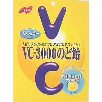 Nobel, VC-3000 Nodoame, Lemon Flavor Hard Candy