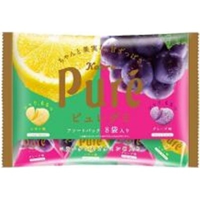Kanro, Pure Gummy, Assortment Pack, Lemon & Grape, 136g