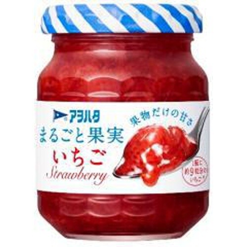 Aohata, Sugar-free Fruits Jam, &quot;Marugoto Kajitsu&quot;, Strawberry, 255g