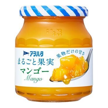 Aohata, Sugar-free Fruits Jam, &quot;Marugoto Kajitsu&quot;, Mango, 250g