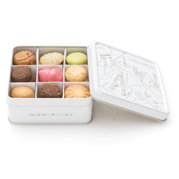 Sadaharu Aoki, Cookie Assortment, 9 kinds in a can, for Gift