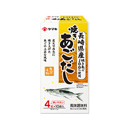 Yamaki, &quot;Yaki Ago Dashi&quot;, Grilled Flying Fish Dashi Powder, 4g x 10 in 1 box