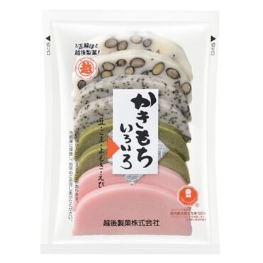Echigo Seika "Kakimochi Iroiro", Dried mochi rice cake, 280g in 1 bag,