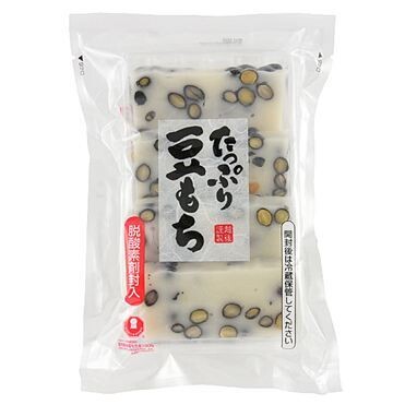 Echigo Seika "Tappuri Mame Mochi", Dried mochi rice cake, 220g in 1 bag,