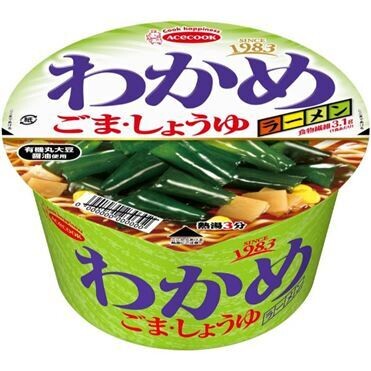Acecook, Wakame Ramen, Soy Sauce with Sesame, 93g