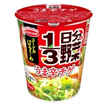 Acecook, Noodle Harusame, Instant Vermicelli, Vegetable Topping, Menu: Red Chili
