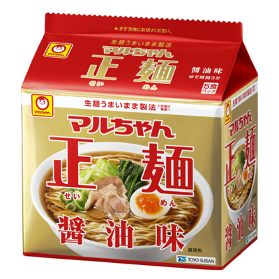 Maruchan &quot;Seimen&quot;, Instant Ramen to Cook, 5 servings in 1 bag, Flavor: Soy sauce