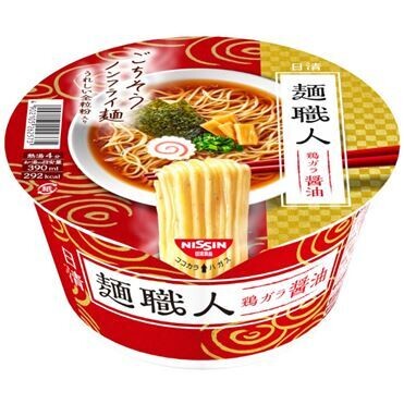 Nissin &quot;Menshokunin, Soy sauce flavor&quot; 1 pack, 88g