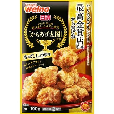 Nissin, Fried Chicken Powder, Karaage Grand Prix, Award Won Powder, Soy Sauce, 100g