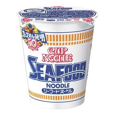 Nissin "Cup Noodle, Seafood flavor" Japanese Instant Ramen, 75g