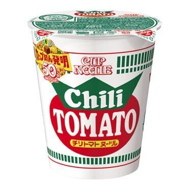 Nissin "Cup Noodle Chili Tomato flavor" Japanese Instant Ramen, 76g
