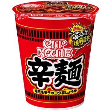 Nissin, Cup Noodle, Karamen, Spicy &amp; Hot Ramen, Red Chili &amp; Soy Sauce, 82g