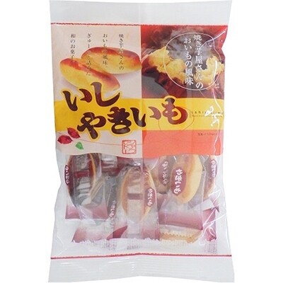 Shiawasedou, "Ishiyakiimo", Sweet Potato Manju Cake 155g