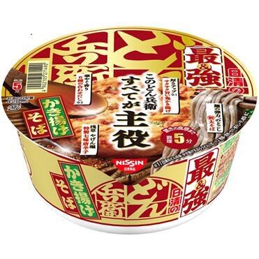 Nissin,  Saikyo Donbei,  Udon / Soba, Rich Version, Flavor: Tempura Soba