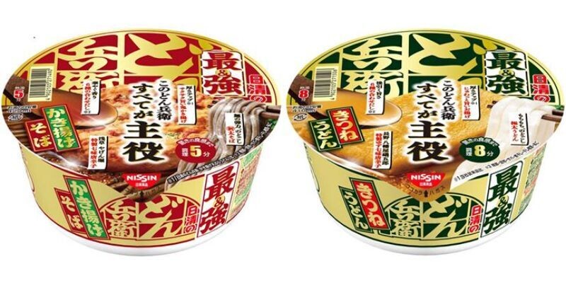 Nissin,  Saikyo Donbei,  Udon / Soba, Rich Version