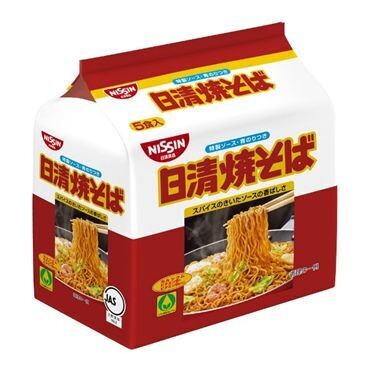 Nissin, Yakisoba, 5 packs, 500g