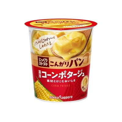 Pokka, Jikkuri Kotokoto, Kongari Pan, Corn Potage, Instant Soup