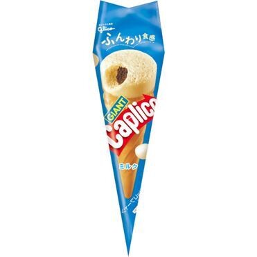 Glico, Giant Caplico, Choco Snack, Flavor: White Milk