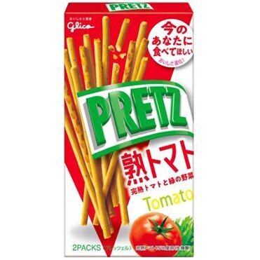 Glico &quot;PRETZ&quot; Tomato, Potato Pretzels, Japan, Snack, 60g in 1 box.