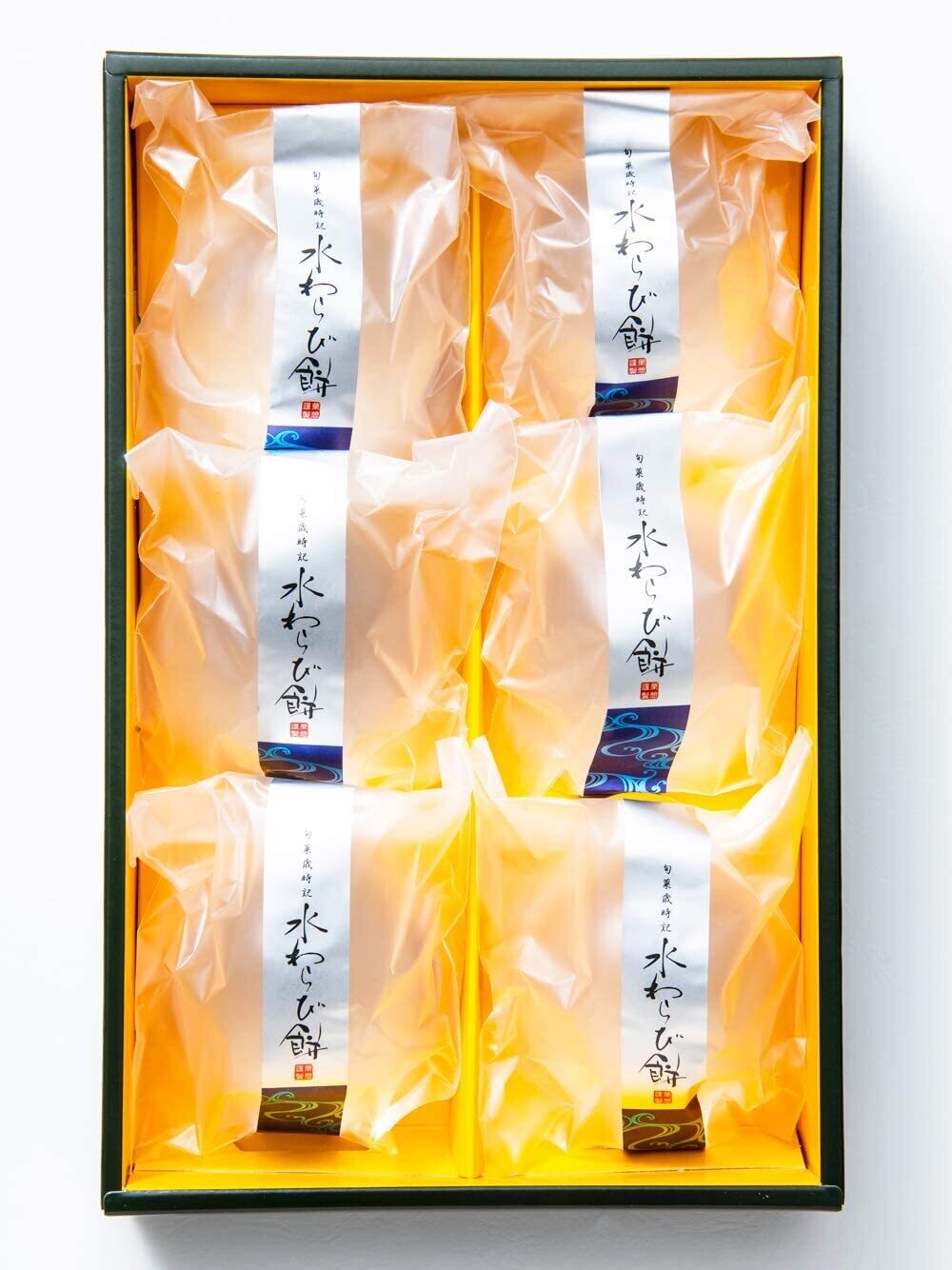 Mizu Warabi Mochi, Transparent, Very Soft Kanten Jelly, 6 pcs, for Gift