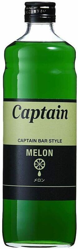 Captain, Melon Syrup, 600ml, For Cocktail, Shaved Ice, Soda