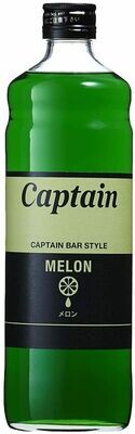 Captain, Melon Syrup, 600ml, For Cocktail, Shaved Ice, Soda