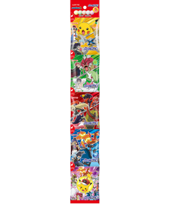 Lotte, Pokemon Ramune, 5 flavors packs as 1 set, Japan Sugar Candy