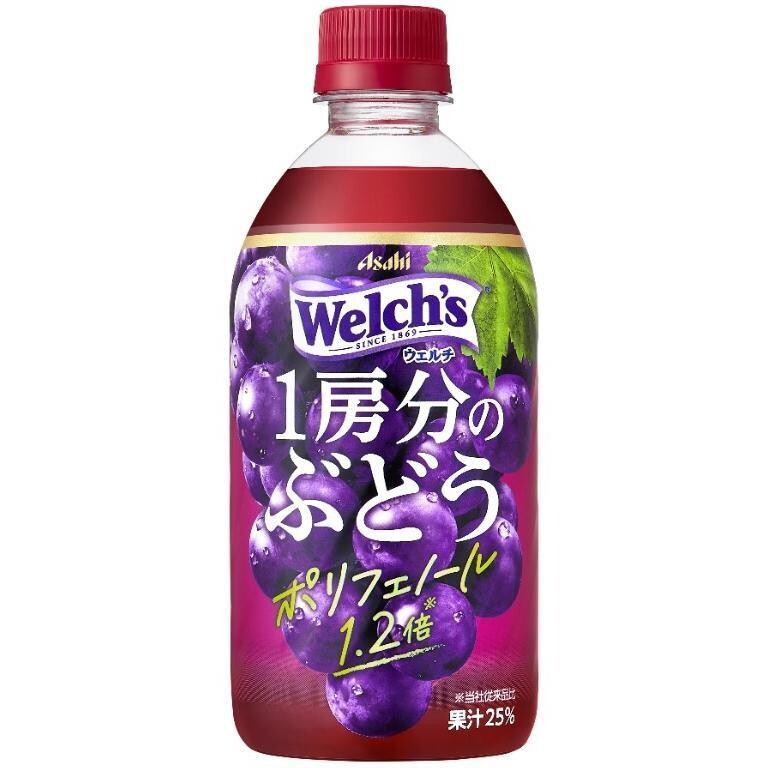 Asahi, Welch&#39;s, Grape Juice, 25%, 470ml