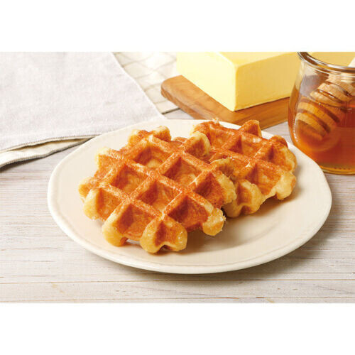 Manneken, Belgian Waffle, Butter, Chocolate &amp; Strawberry, Rosen Japan